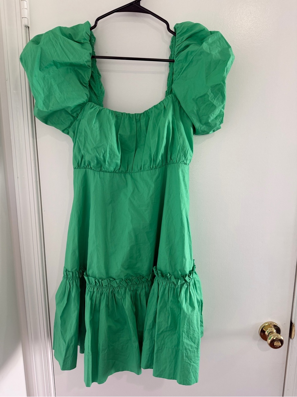 Lilly Pulitzer Dress Women’s Sz 6 Green Puff Sleeve Mini Bodydoll Cottagecore